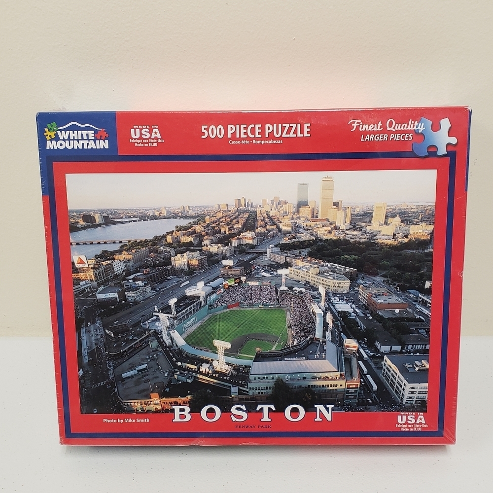White Mountain 18x24 Boston Fenway Park Baseball 500 Piece Puzzle